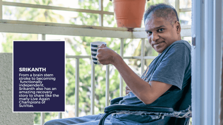 Srikanth’s Brain Stem Stroke Recovery | HCAH SuVitas