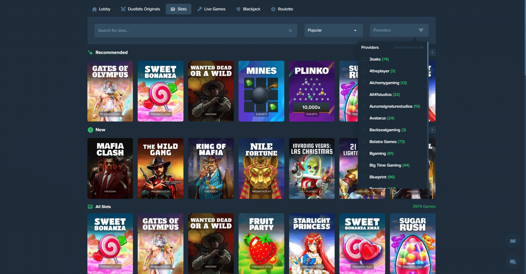 Pure Casino online casino